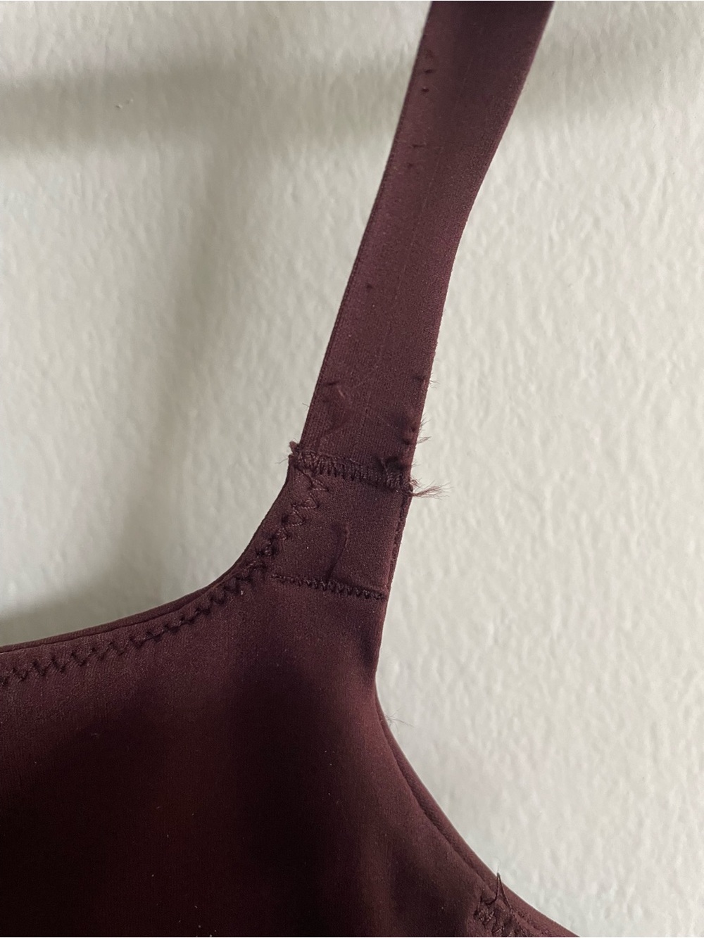 Athleta bodymove scoop bralette D-DD garnet loungewear sleep sports bra S - Picture 4 of 7